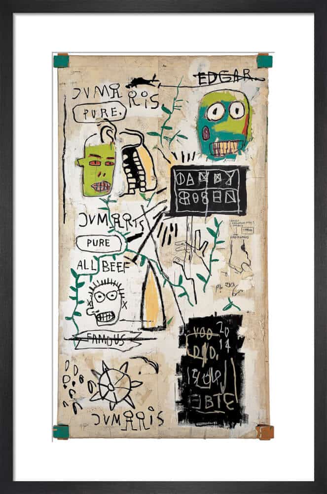 Basquiat Offset Lithograph