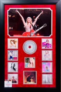 Taylor Swift Collage Signed and Authenticated