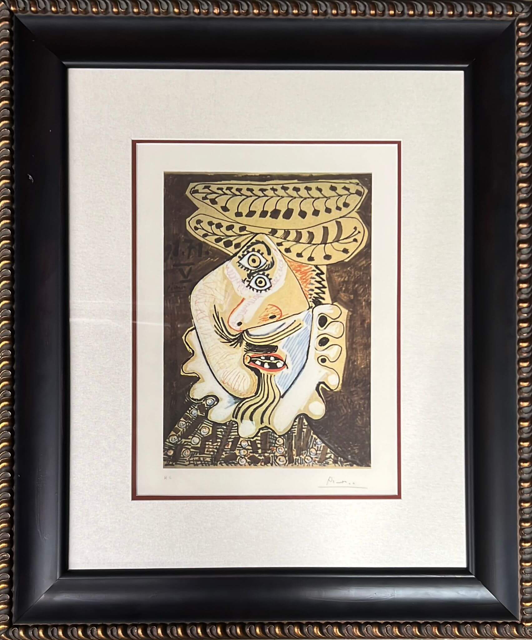 Very rare signed and numbered Picasso lithograph
