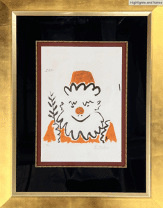 Picasso Pere Noel Original Lithograph Hand Signed