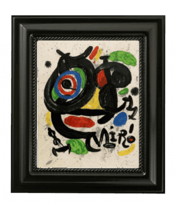 Joan Miro Exposition Lithograph Hand Signed and Numbered