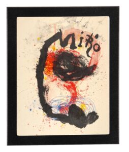 Miro Lithograph Signed and Numbered