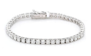 14K 13.02ct Diamond Tennis Bracelet