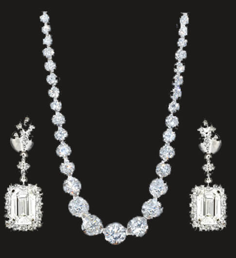 39.84ct Diamond Ensemble Set