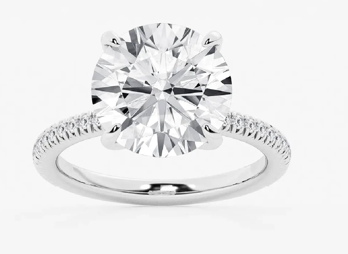 GIA 6.03CT VS1 Diamond Solitaire Ring