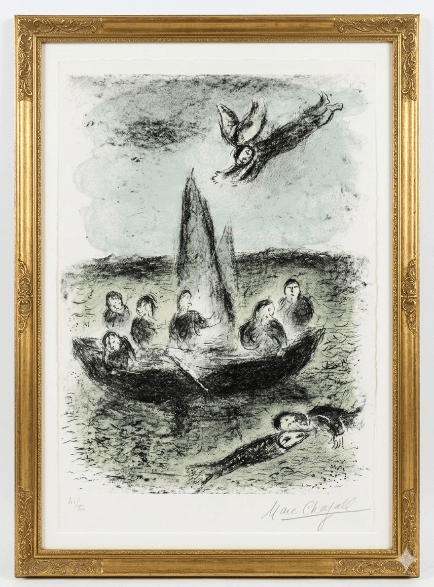 Marc Chagall Lithograph Hand Signed and Numbered