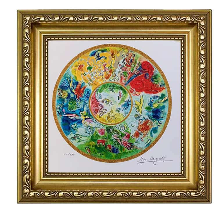 Marc Chagall Paris Opera Ceiling