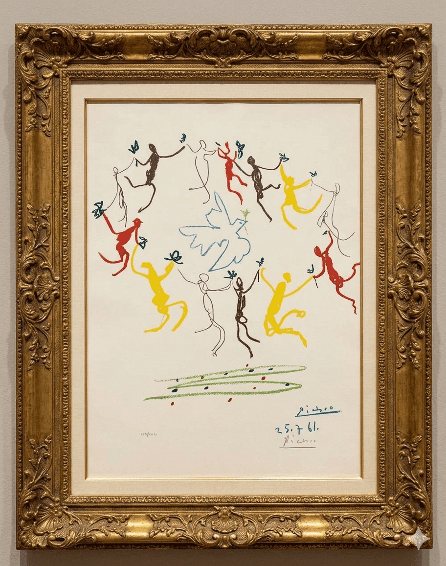 Pablo Picasso Lithograph Hand Signed