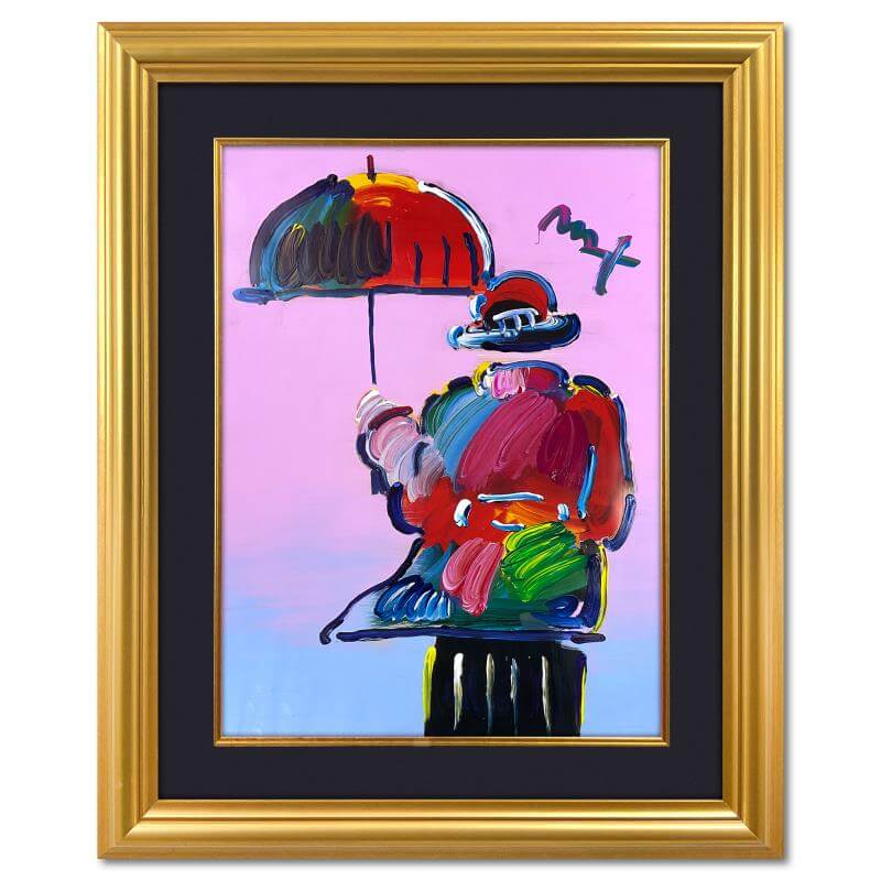 Peter Max Umbrella Man Original
