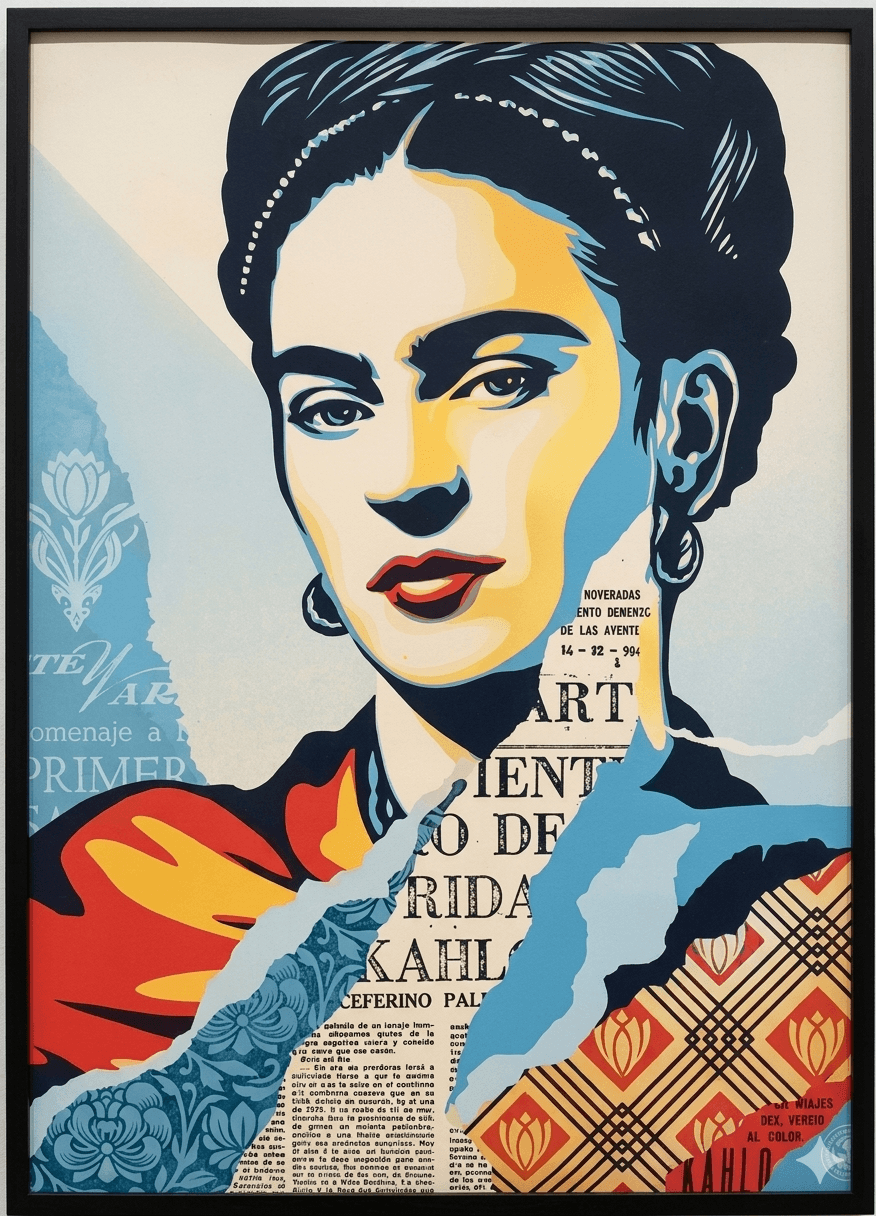 Shepar Fairey Lithograph Hand Signed