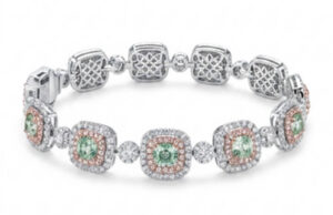 18K 7.98CT Green Diamond Bracelet
