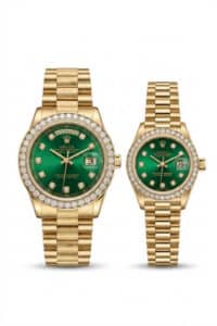 18K Rolex Presidential His and Hers