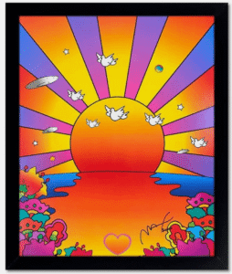 Peter Max Original Mixed Media